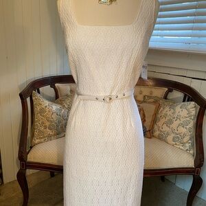 Trina Turk Elegant White Sleeveless Dress